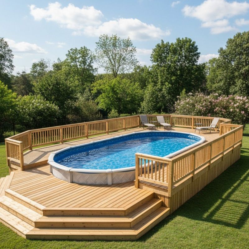 Ground Level Deck Construction